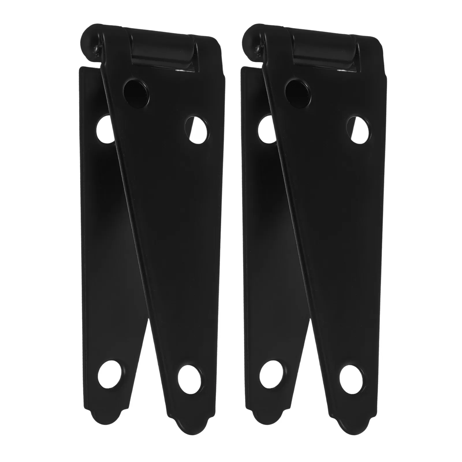 

2 шт. усиленных оцинкованных дверных петель для ворот, амбарных дверей, заборов, декоративные дверные петли с защелкой