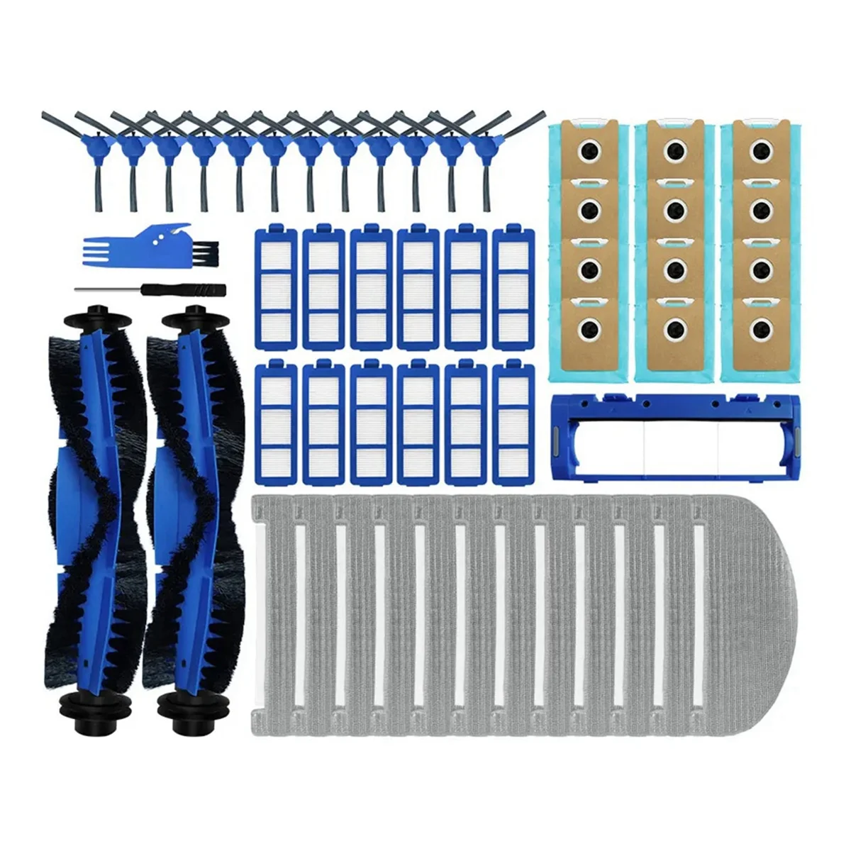 Для G40 Hybrid/Hybrid+ Робот-пылесос Основная боковая щетка Крышка Швабра Тряпки Hepa-фильтр Мешки для пыли Запчасти