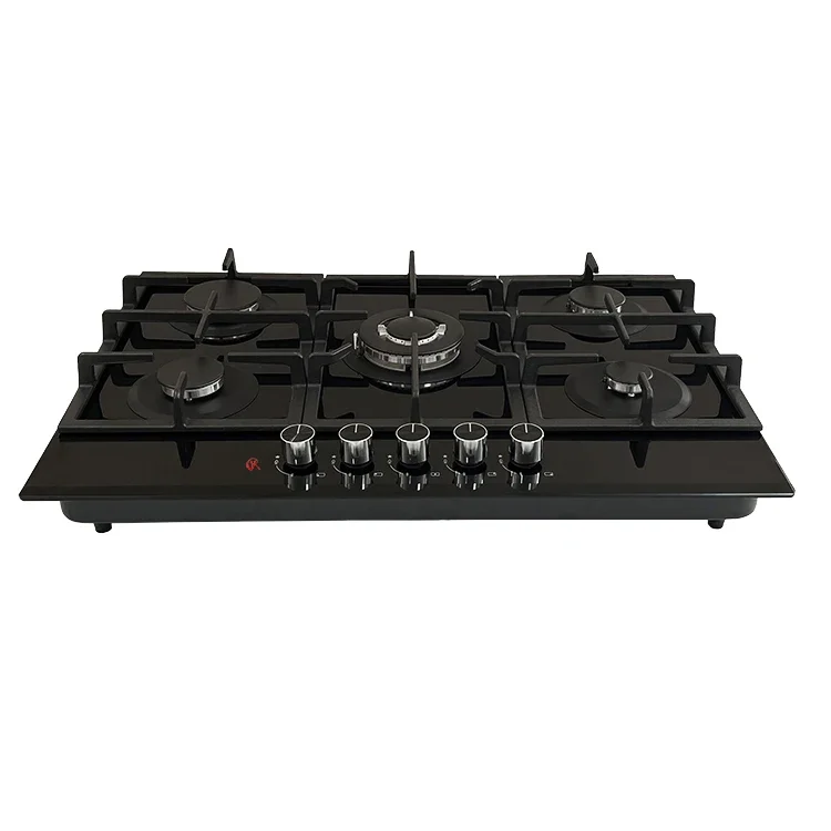 

#for80cm hob kitchen appliances bevelled edge luxury car glass 5 burner gas cooker