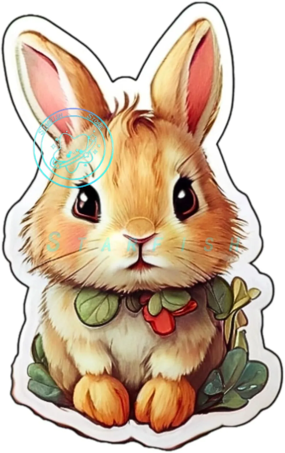 

Rabbit Stickers Laptops Skateboards Luggage Telephones Bicycles Decorations PVC Material Waterproof and Sunscreen