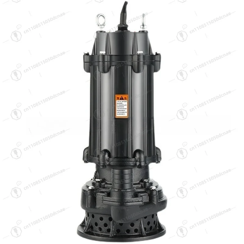 WQX High Head Submersible Sewage Pump 380V Vertical Design For Construction Wastewater Agricultural Irrigation