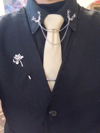 خمر زهرة اللوتس المينا بروش دبوس للرجال النساء للجنسين الرجعية دعوى التلبيب شارة بدبوس-الرمز الثقافي مجوهرات الإكسسوار #5