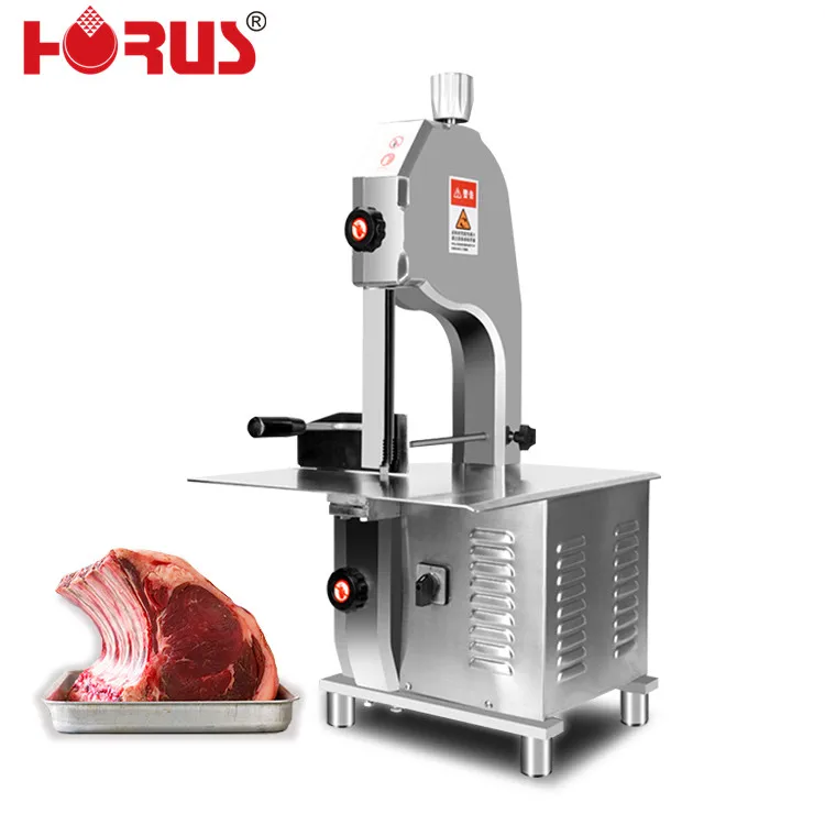 HORUS Commercial Frozen Meat Bone Cutter Electric Vertical Bone Saw Cutting Machine