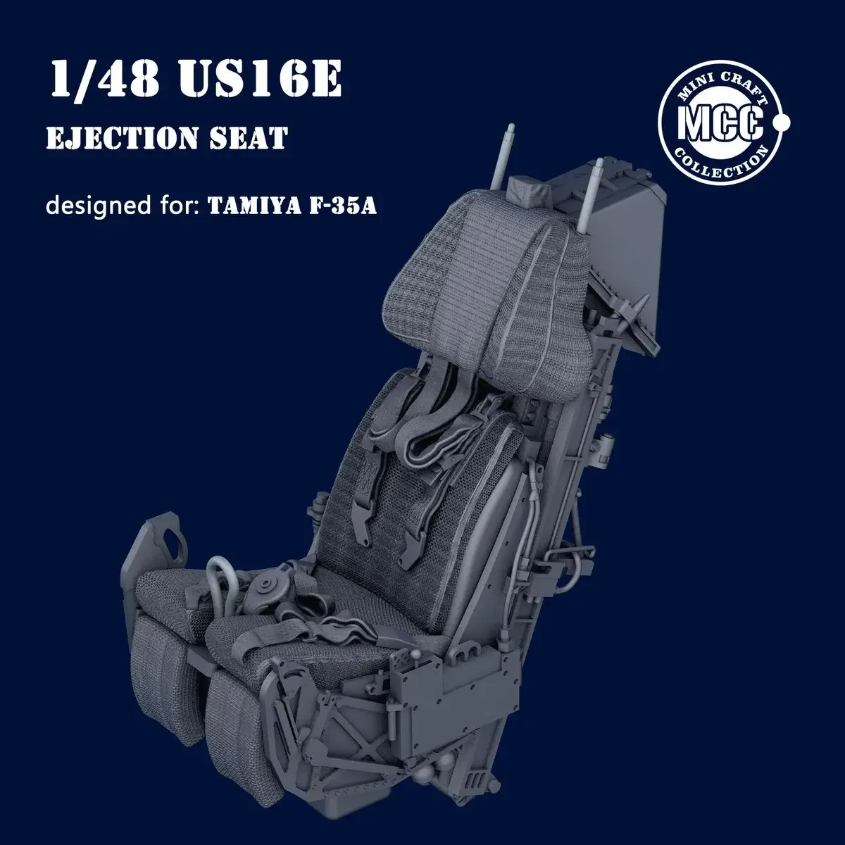 MCC 4813 1/48 Scale US16E Ejection Seat For F-35A (TAMIYA) (1pcs) - Upgrade Detail Set