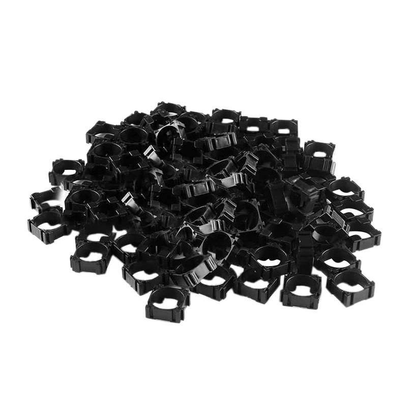 HFES 100Pcs 18650 Lithium Cell Cylindrical Battery Case Holder Bracket For Diy Battery Pack