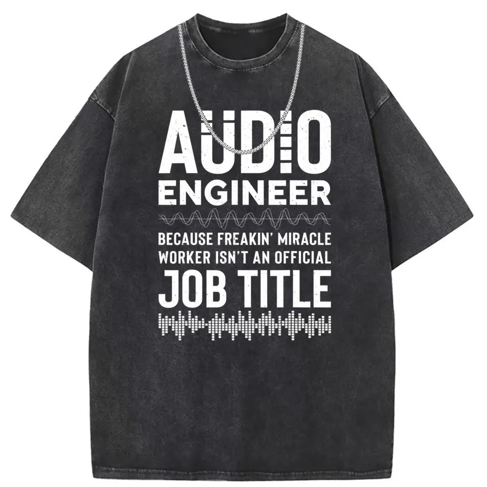 Audio Engineer Freakin Funny Sound Recording T Shirt For Men Hip Hop Sweatshirts Vintage Latest Long Sleeve Tee Shirt