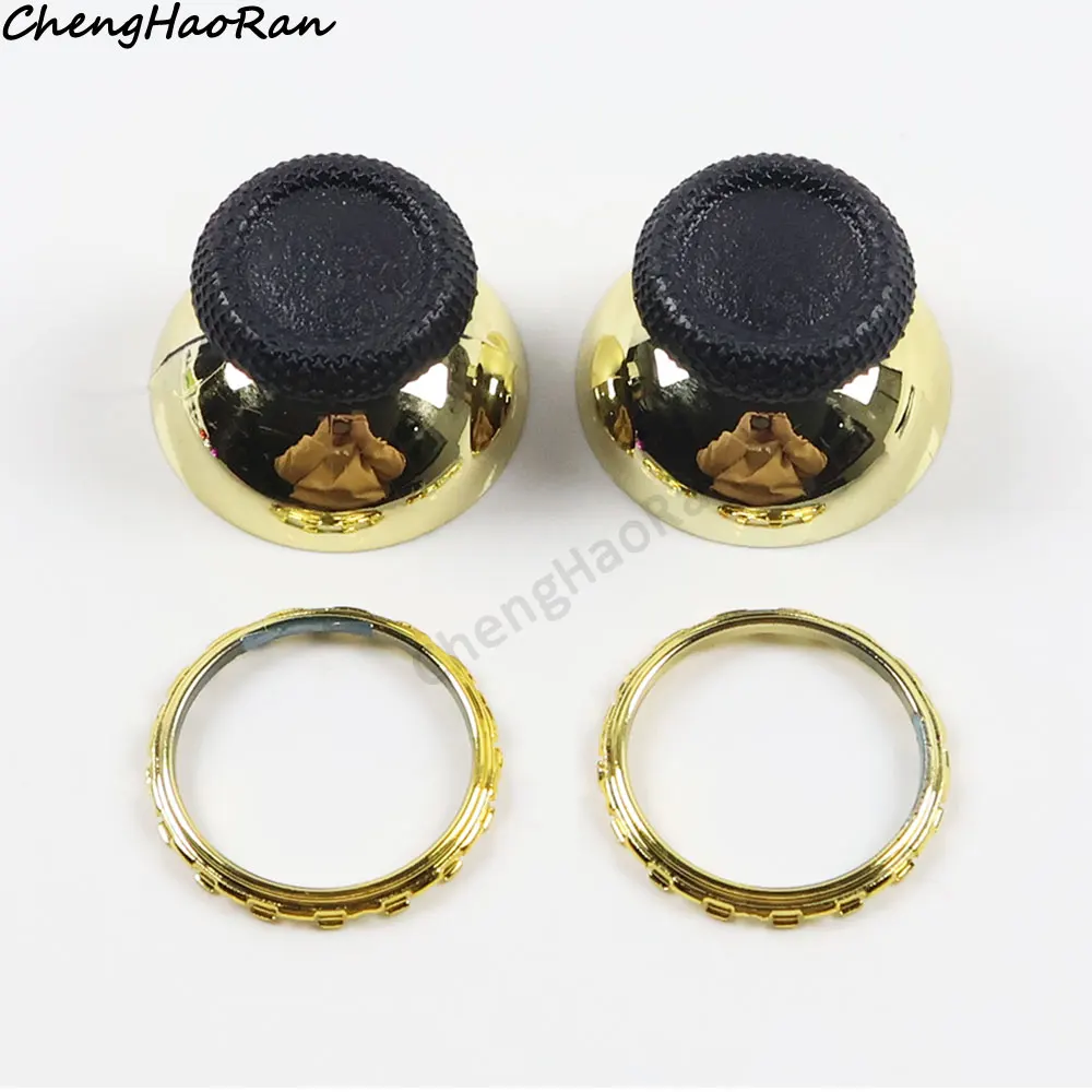 2 Stück für Dualsense 5 PS5 Controller 3D Analog Pilzkappe Thumbstick Joystick Abdeckung und Beschichtungsringe Reparatur Ersatzteile – Detail 10