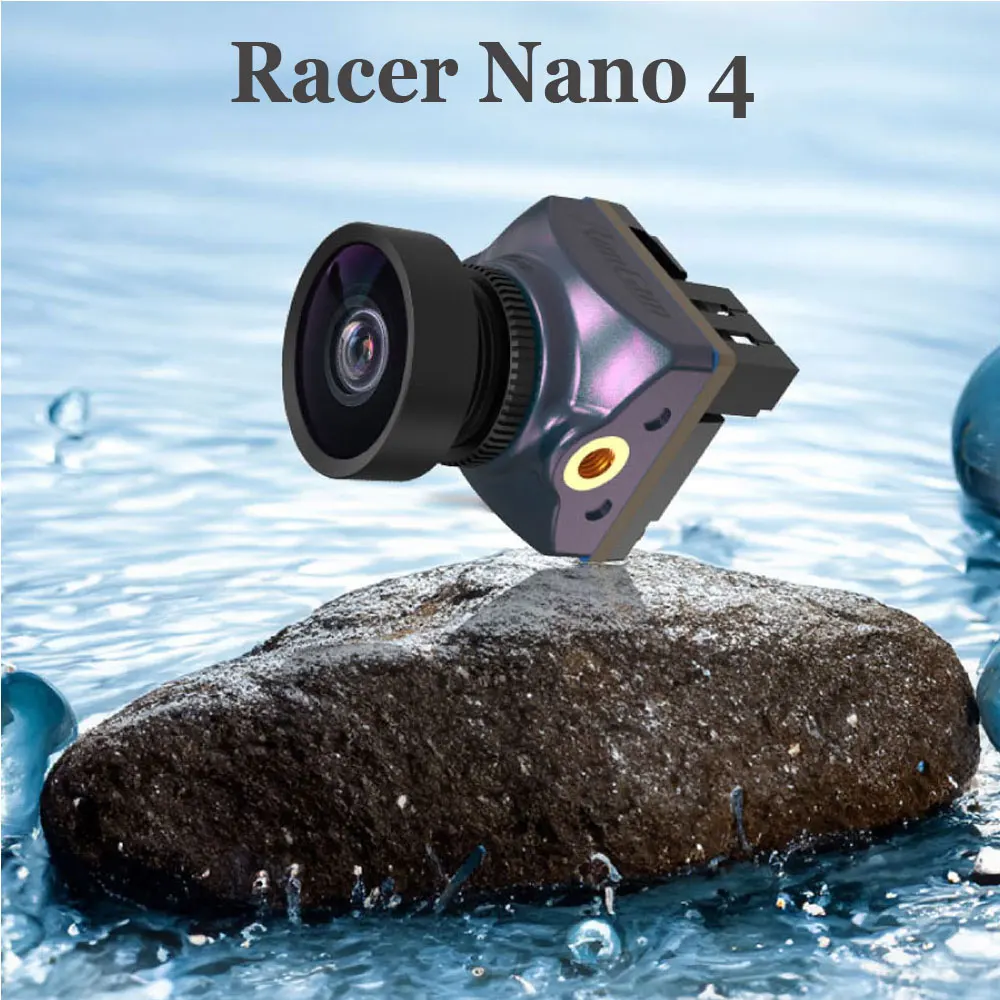 

RunCam Racer Nano 4 1200TVL Super WDR CMOS Sensor Waterproof LED Lighting Track Mode FPV Camera NTSC/PAL for RC Racing Drone