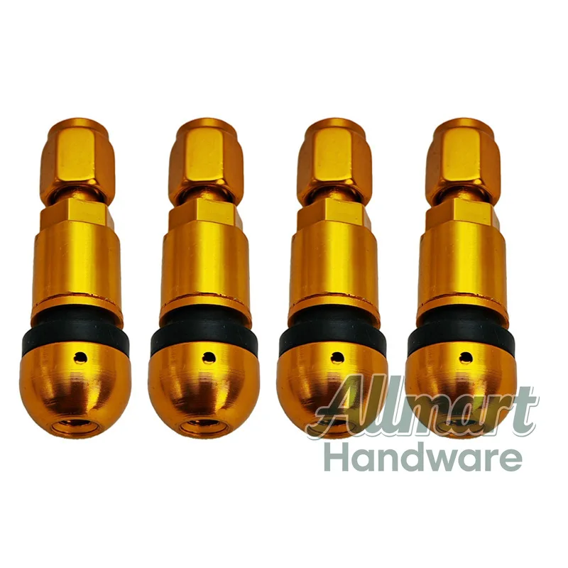 Automotive tire vacuum tire valve, aluminum alloy valve valve, steel ring, aluminum wheel hub, tire valve core cap view 3