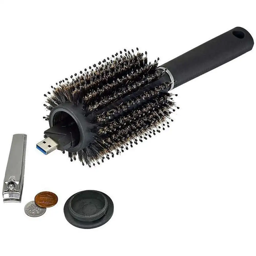 Hair Brush Comb Anti Static Diversion Brush Secret Stash Hidden Safe Diversion Brush Jewelry Storage Discreet Secret Safes