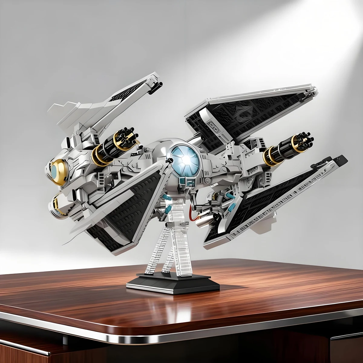 

Космическая битва Interceptor Galaxy MOC-Battle-Star-Stella Space Fighters Модель Строительные блоки Кирпичи Игрушки Подарочный набор