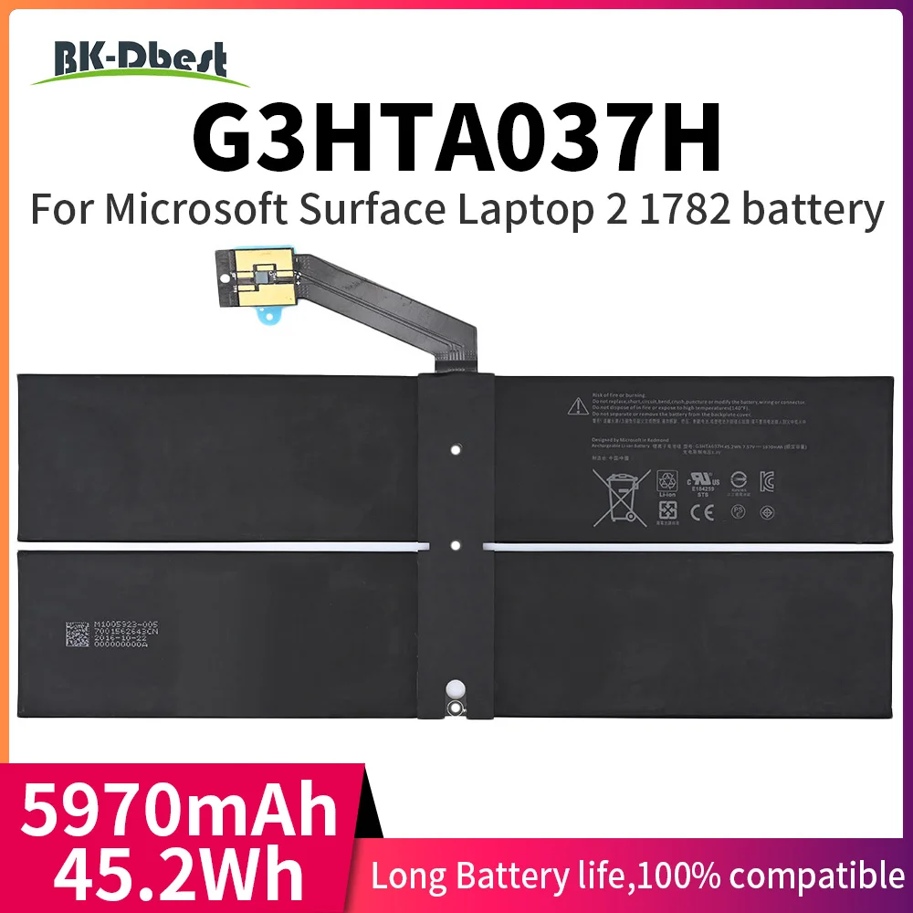 

BK-Dbest Новый G3HTA036H G3HTA037H Аккумулятор для ноутбука Microsoft Surface 1/2 Gen 1769 1782 высокое качество