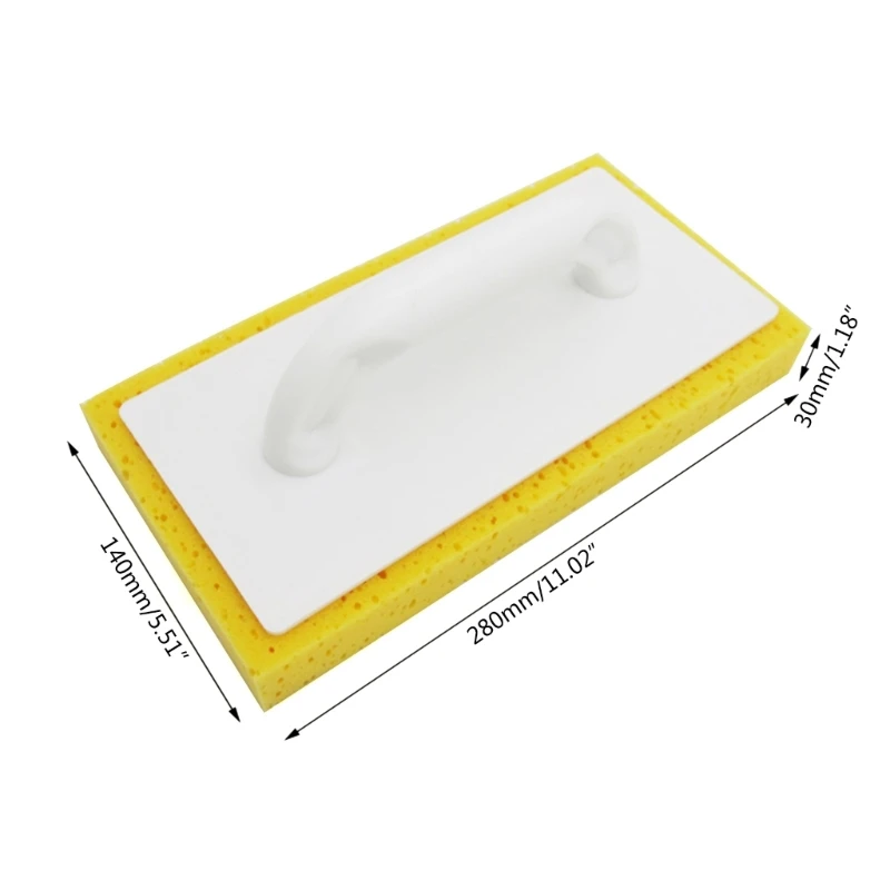 Paleta flotante de lechada de goma, rascador de calafateo epoxi, paleta de enyesado de suelo para rellenar las juntas de azulejos, calafateo Q81C