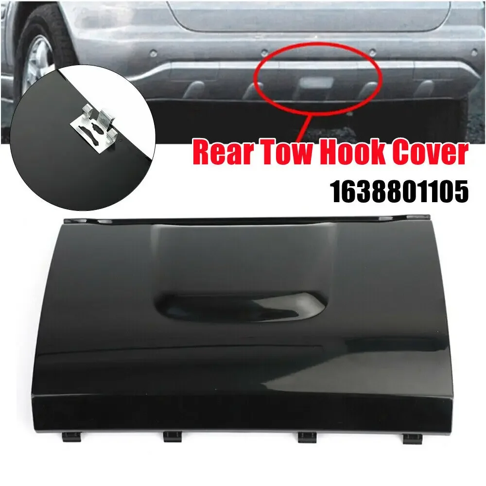1638801105   Do Mercedes Benz W163 ML320 1998 1999 2000 2001 2002 2003 2004 2005 Samochodowy tylny zderzak Hak holowniczy Pokrywa Części samochodowe