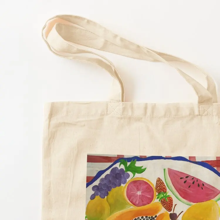 حقيبة حمل سلطة الفاكهة حقيبة نسائية فاخرة للمتسوقين حقيبة تسوق بعجلات صديقة للبيئة #3