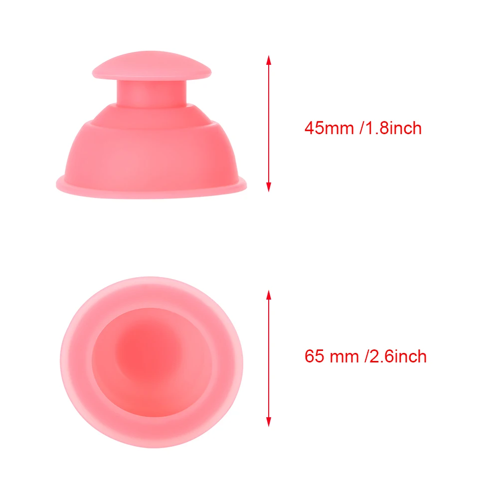 7 Types Silicone Moisture Absorber Anti Cellulite Vacuum Cupping Cup Massage Set Cupping Device Silicone Vacuum Cups
