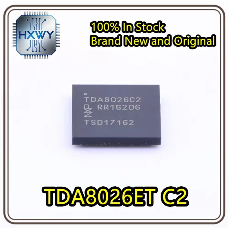 (1/5 piece) TDA8026ET/C2 TDA8026C2 Interface IC Chip Surface Mount TFBGA-64 Brand New Original In Stock Electronic Equipment