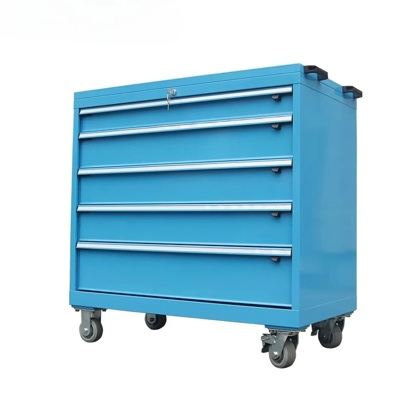 Laci Dorong Tangan Multifungsi Kotak Alat Perangkat Keras Gerobak Alat Bengkel Mobil Gerobak Kecil Kabinet Seluler Berat