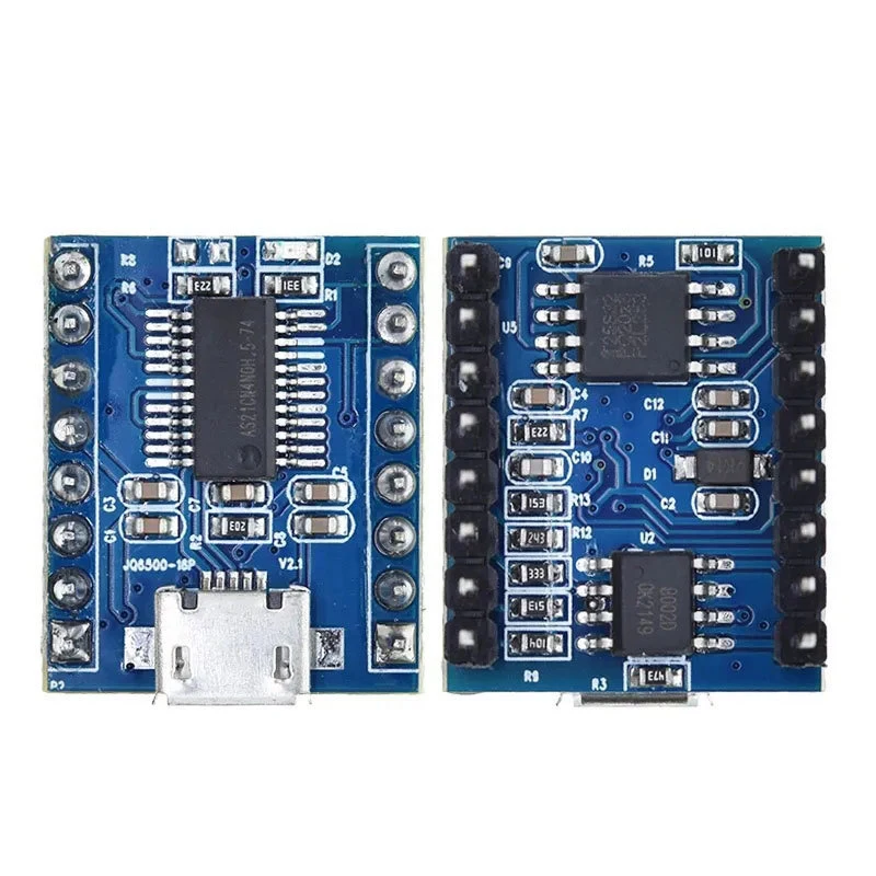 1 ~ 50 Stuks JQ6500 Voice Module MP3 Module MCU Seriële Poort Controle Broadcast Een-op-een 5-weg Controle 16 Mbit Muziek IC