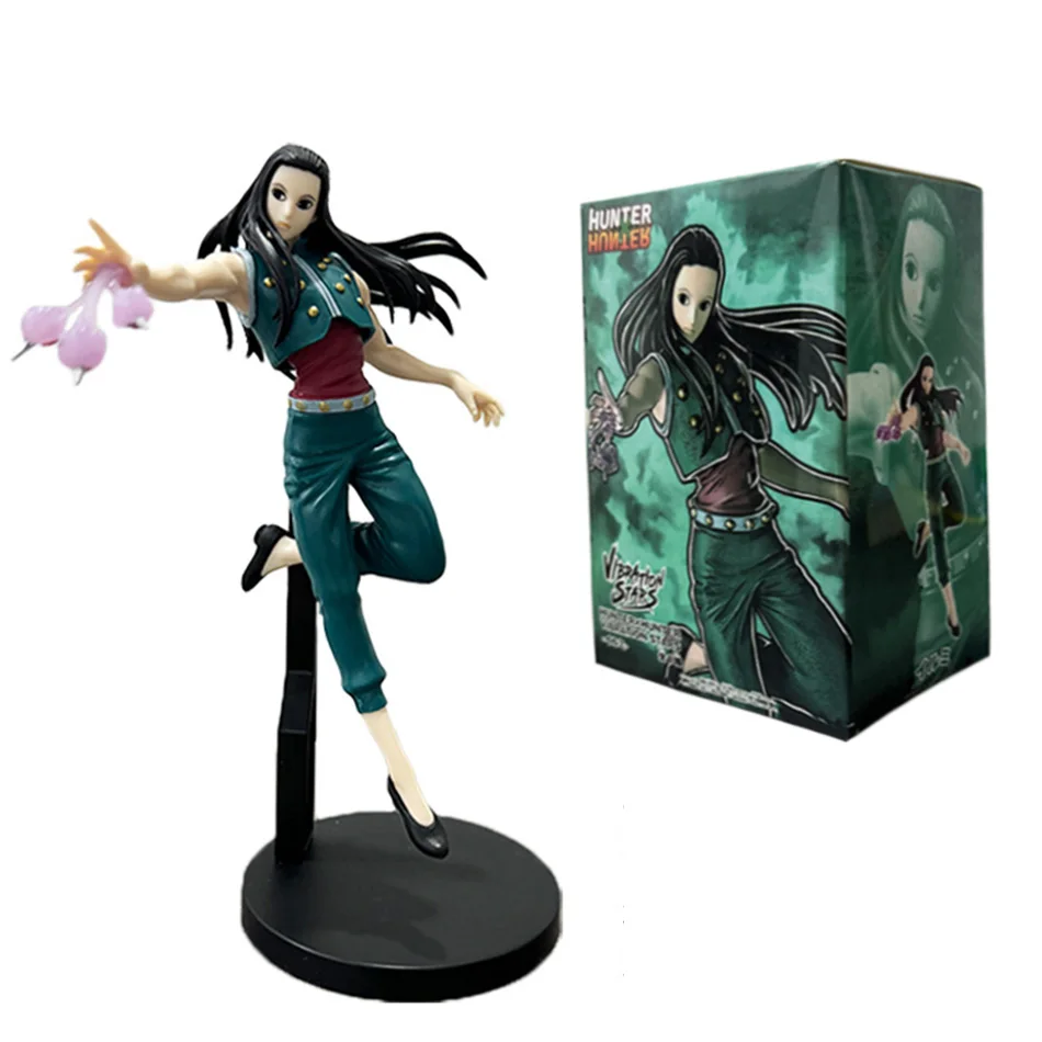 Hunter X Hunter Anime Figuren-Set 6 Stück Gon Killua Kurapika Hisoka Chrollo Illumi PVC Actionfiguren Sammlerstücke Modell-Spielzeug Geschenke – Detail 14