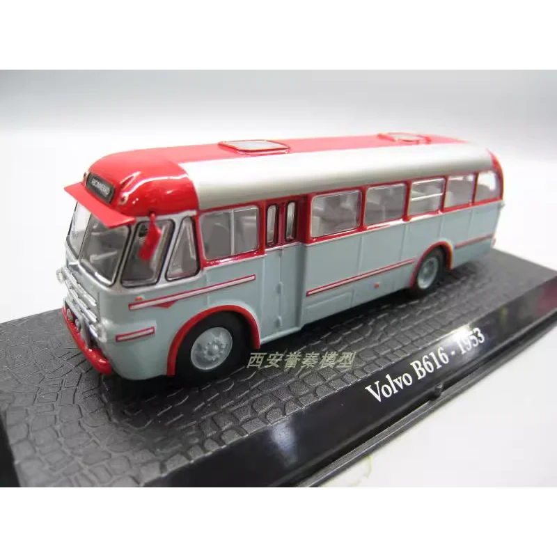 Литой под давлением масштаб 1/72 VOLVO B616 1953 Volvo Bus, модель автомобиля из сплава, Коллекционная игрушка, подарок, сувенир, украшение для дисплея