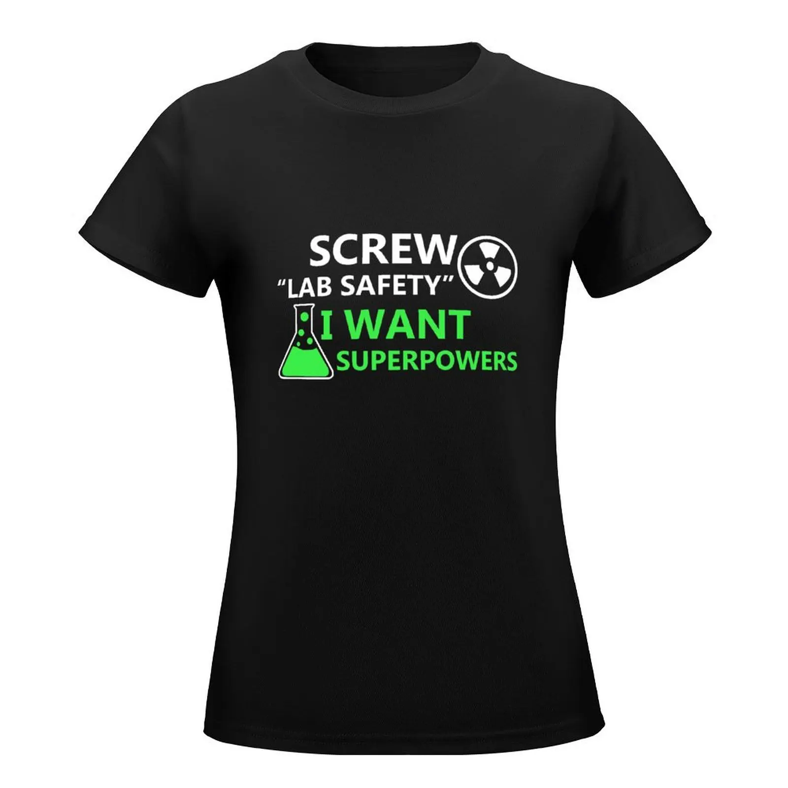 Screw Lab Safety T-Shirt tops graphics aesthetic clothes cotton t shirts Women