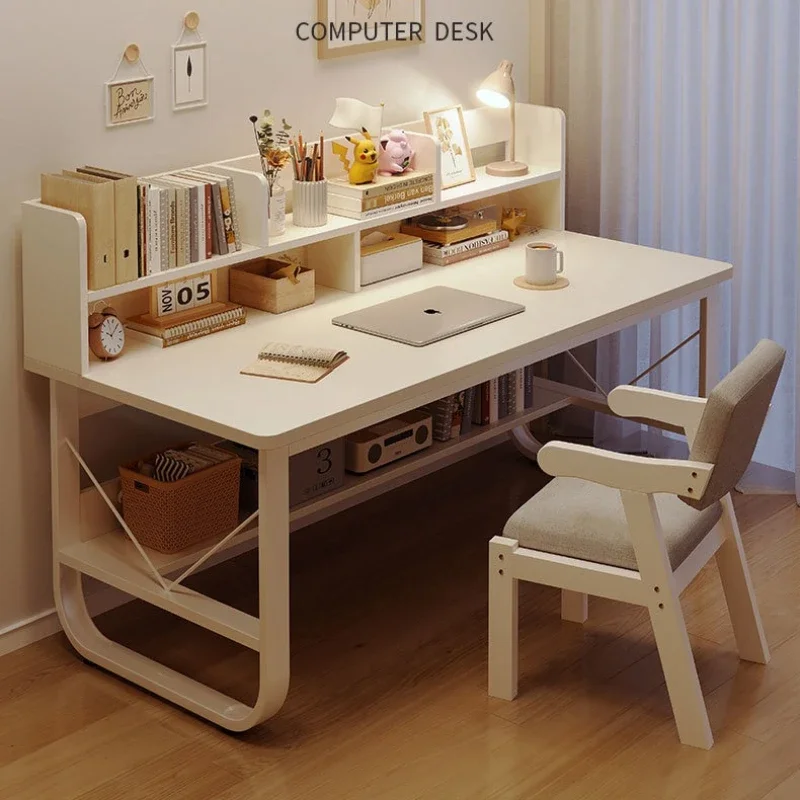 Multi-functional Desk bookshelf bedroom writing desk study simple desktop computer desk