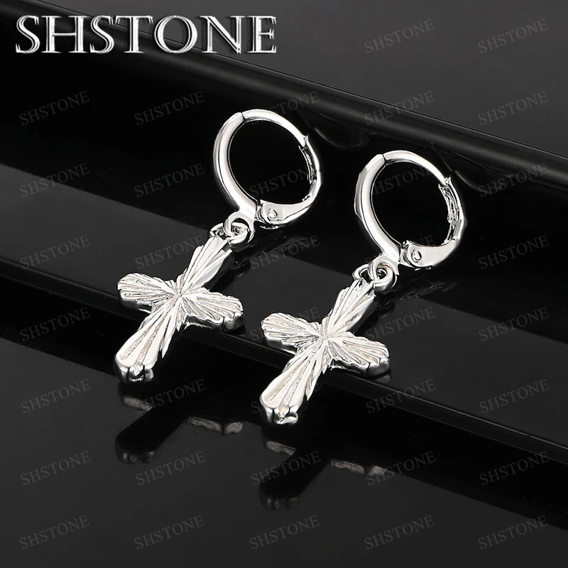 

925 Sterling Silver Drop Earring Fashion Luxury Party Men Women Engagement Wedding Fine Jewelry Accessories Birthday Gifts