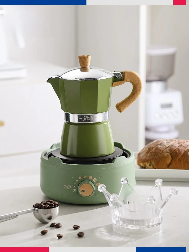 

Портативный итальянский кофейник-мока, набор, маленький экстракционный горшок Bincoo Espro hine, домашнее использование, скандинавская обеденная посуда