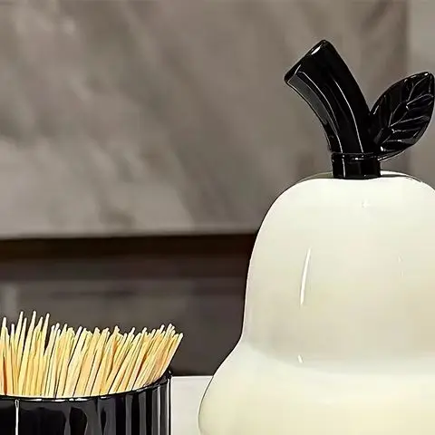 

Creative Light Luxury New Toothpick Box Household Cotton Swab Dental Floss Storage Box High-end Toothpick Jar High-value