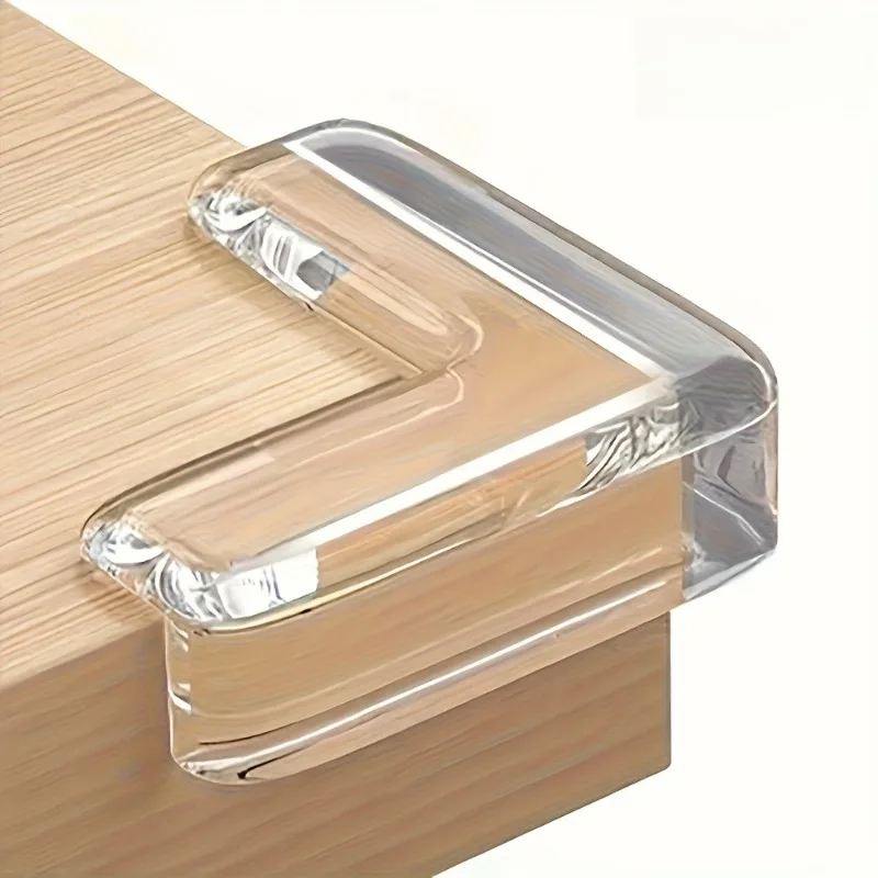 

5 шт./10 шт. утолщенные силиконовые наклейки на угловые столы, детский прозрачный защитный чехол для предотвращения столкновений, аксессуар для дома