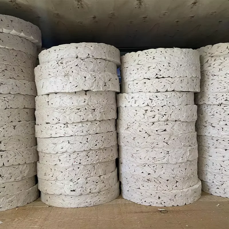 Cotton Wheel Buffing Cloth with Plastic Core 150*50*20/22 mm Abrasive Tool of Edge Banding Machine view 4