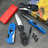KS 1920 Multi-function Tool Folding Knife 8Cr13Mov Blade Nylon Fiber Handle Camping Manual Pocket Knife Outdoor Hunting Knife