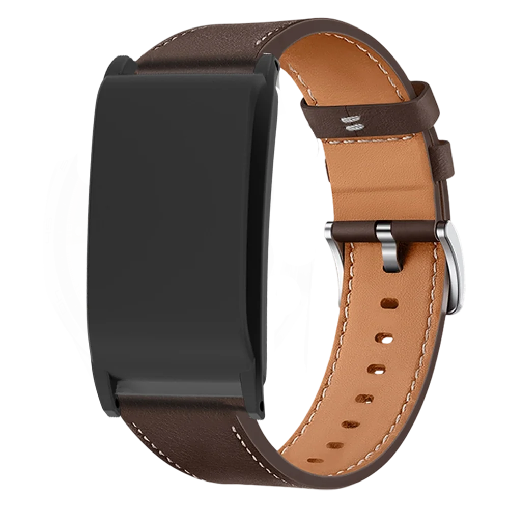 حزام ساعة جلدي لـ WHOOP 5.0 الأشرطة سوار بديل للأعمال مناسب لـ Whoop 4.0/5.0/MG/3.0