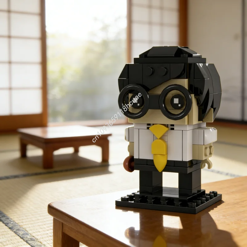 119 Piezas MOC Brickheadz Rob Cantor Tally Hall, Bloques de Construcción de Modelos, Arquitectura, Idea de Regalo de Navidad, Juguete Educativo de Ladrillos, Regalo de Cumpleaños