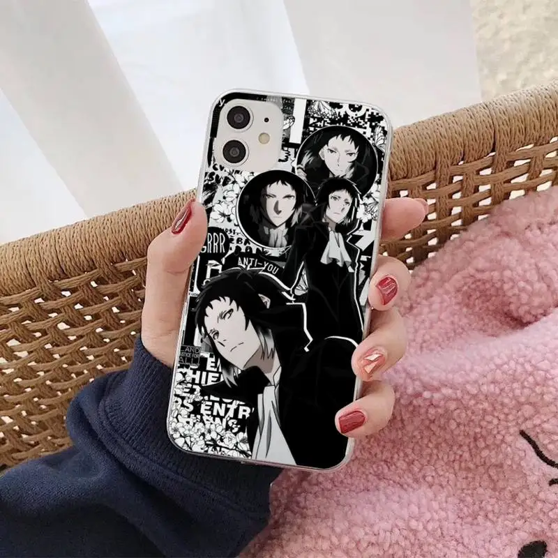 MaiYaCa Ryunosuke Akutagawa Bungo Stray Dogs Phone Case for iPhone 11 12 13 mini pro XS MAX 8 7 6 6S Plus X 5S SE 2020 XR case