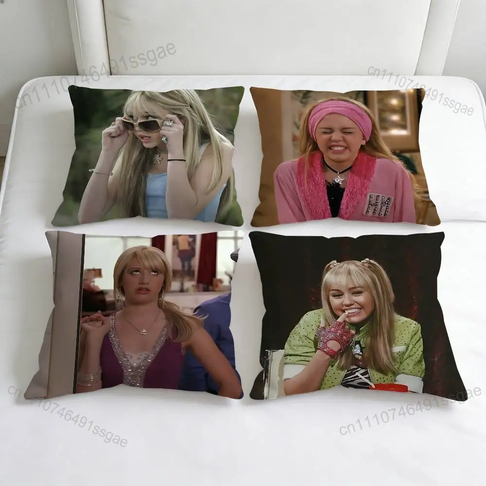 M-Miley Cyrus Young You Decorative Square Pillow Cover Soft & Comfortable Pillow Case Sofa Bed Home Decoration