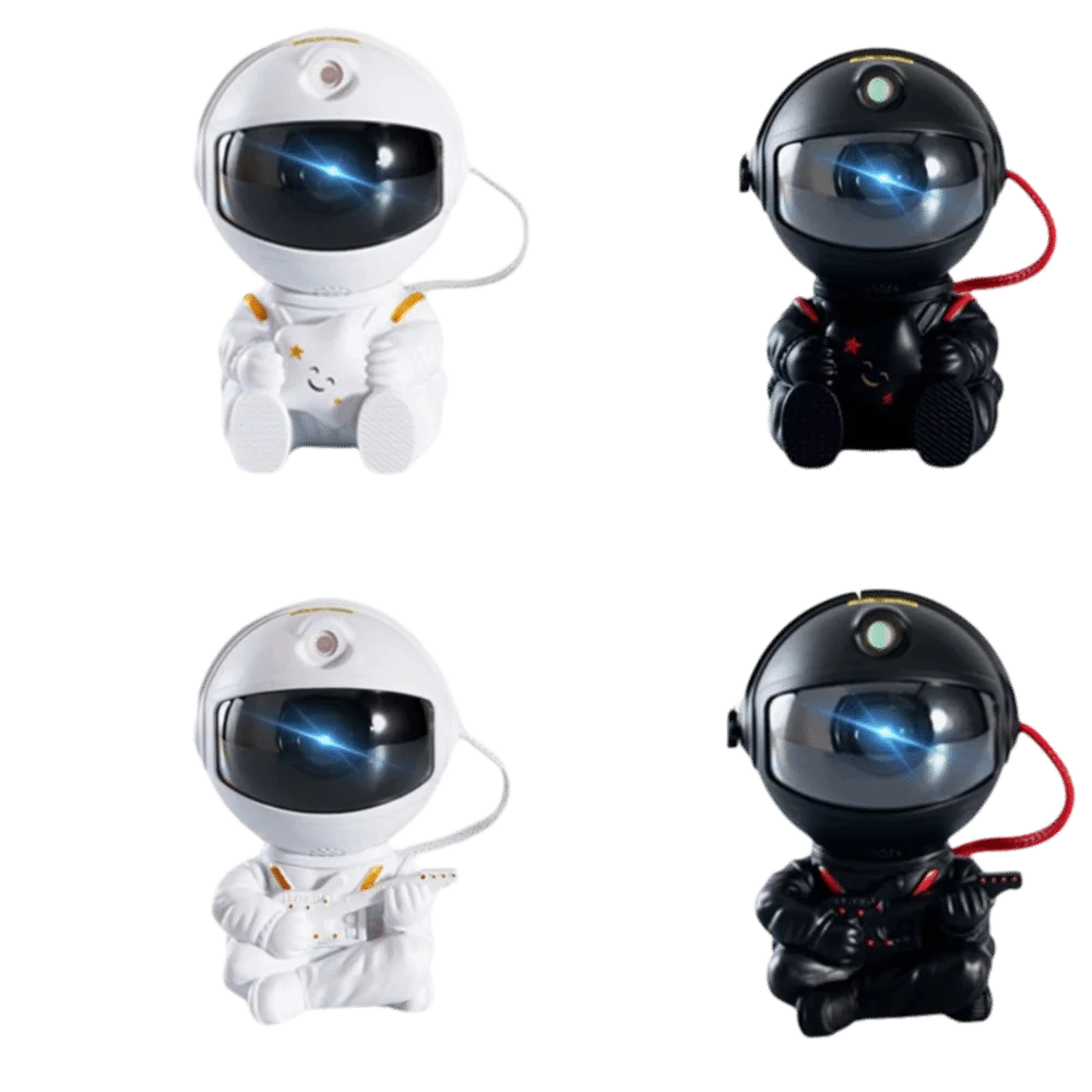 Remote Control Astronaut Projector LED Light Source Ceiling Mount Star Projector Starry Projection Nebula Light Bedroom Decor