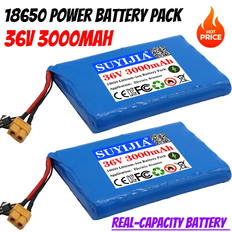 

36V 3000mAh 18650 power battery pack twist car balance car electric wheelchair four-wheel skateboard small fish board long board