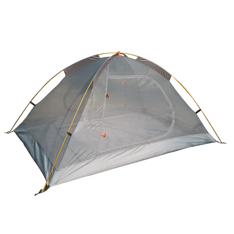 

Spot outdoor camping double-layer tent, hand-built rainstorm-proof camping glass pole tent
