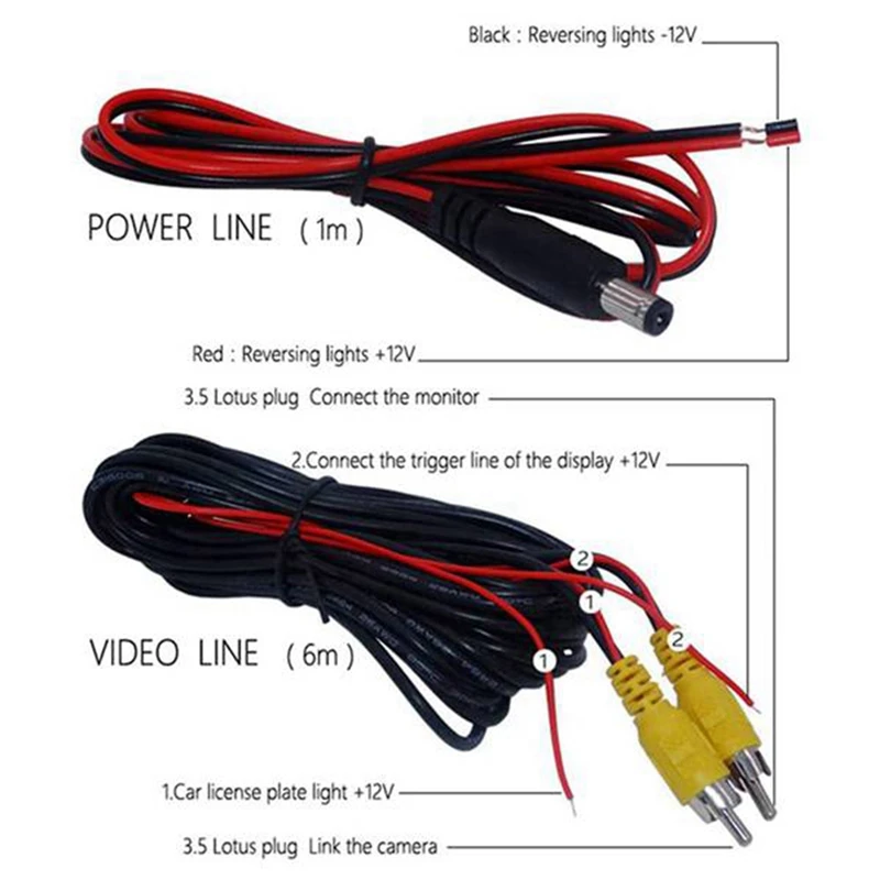 Caméra de recul de voiture pour Cristaux, C2, C3, C4, C5, C6, C8, DS3, DS4, DS5, KIT 106, 208, 307, 308, 3008CC