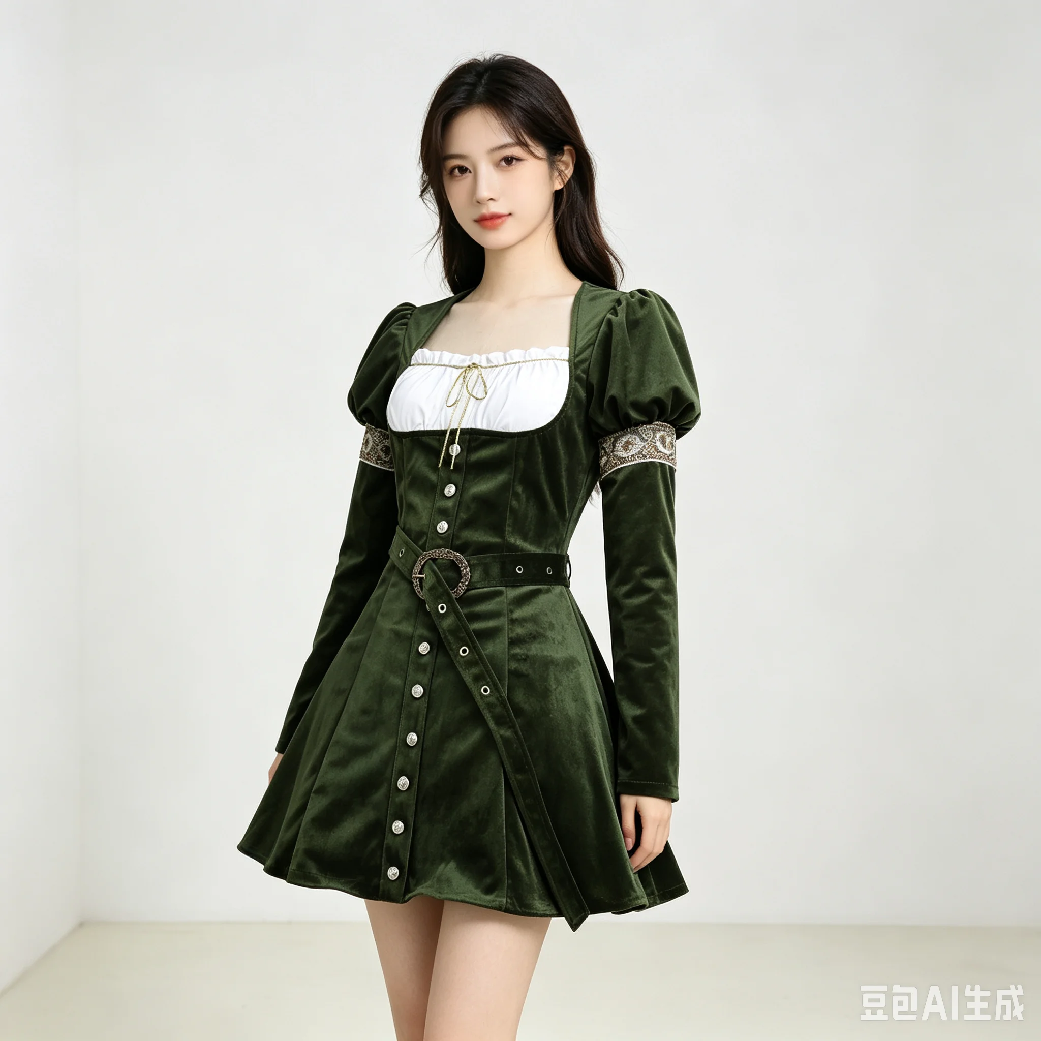Robe médiévale pour femme, costume de cosplay, robe vintage française, costume de cosplay d'Halloween, robe de style gothique courtisan, tenues de performance