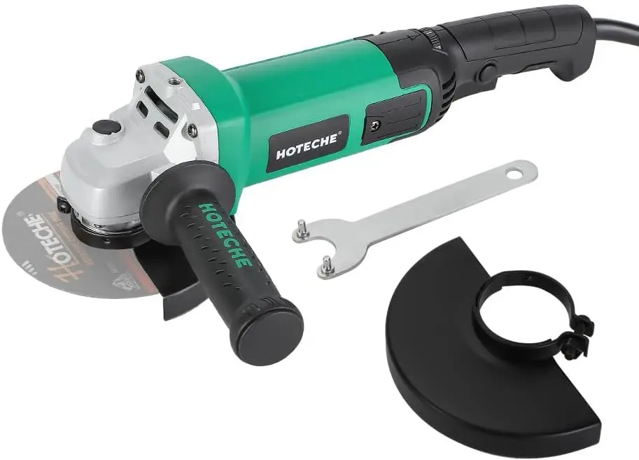 

5-Inch Angle Grinder 11-Amp Heavy Duty Variable Speed Corded Electric Tool for Metal Cutting & Grinding