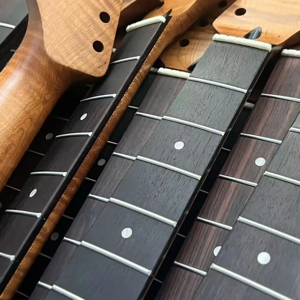 

ST Custom 25.5" Scale Electric Guitar Neck, Roasted Maple with Rosewood Fingerboard, 22 Jumbo Frets