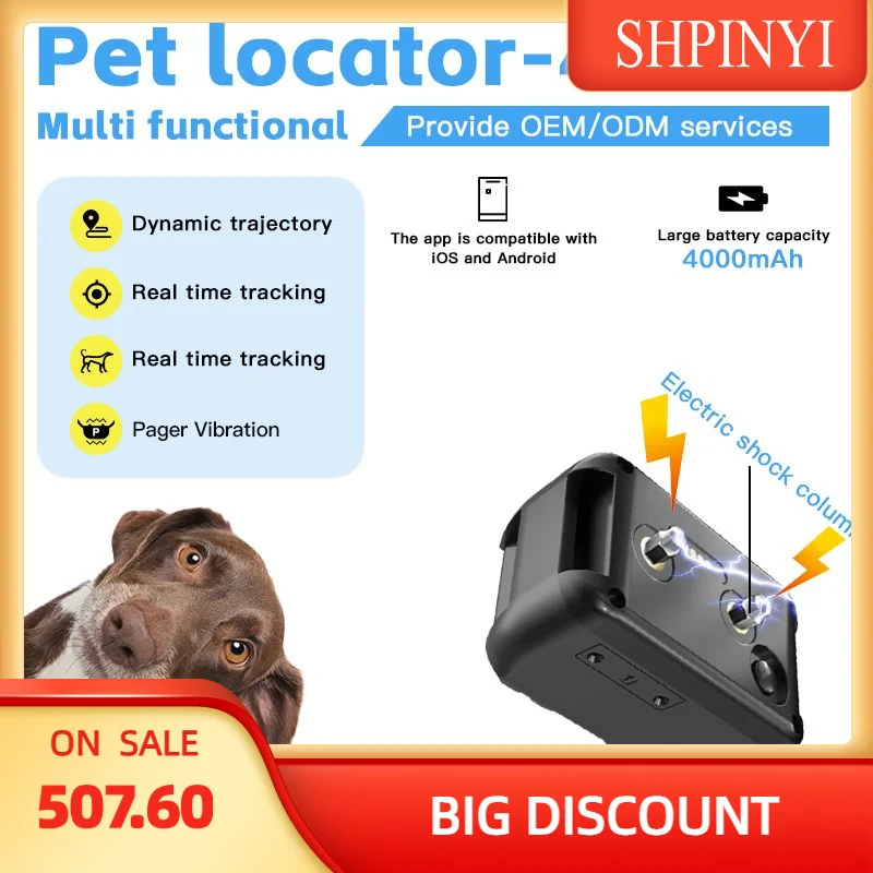 Special Waterproof GPS Dog Tracking Collar 1-Year Warranty GPRS GSM LBS AGPS PC Android App Historical Track for Hunting Dogs