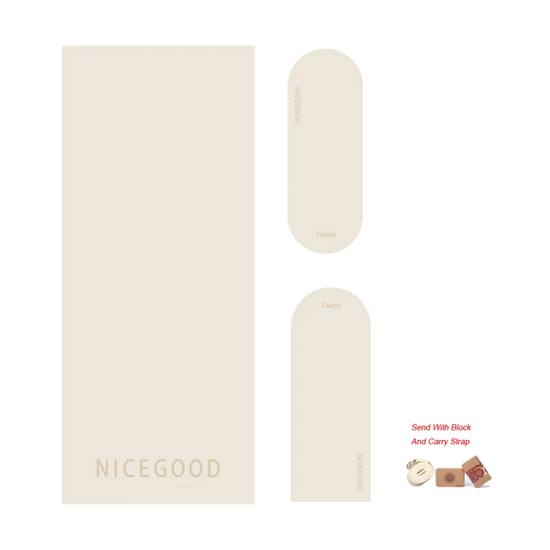Custom Logo Mustard Green Beige Yogamat 5mm 6mm Capsule Curve Arched Oval Pill Shaped Matte Pu Bridge
