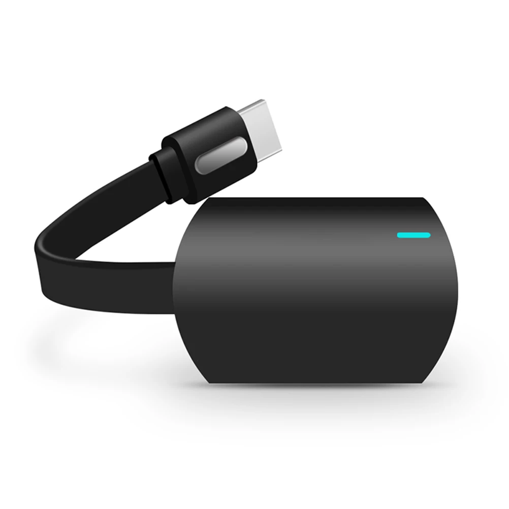 

Adapter Dongle Wireless Streaming Cast Adapter Airplay MiraCast Display Adapter Adapter for Phones Tablet PC (Black)
