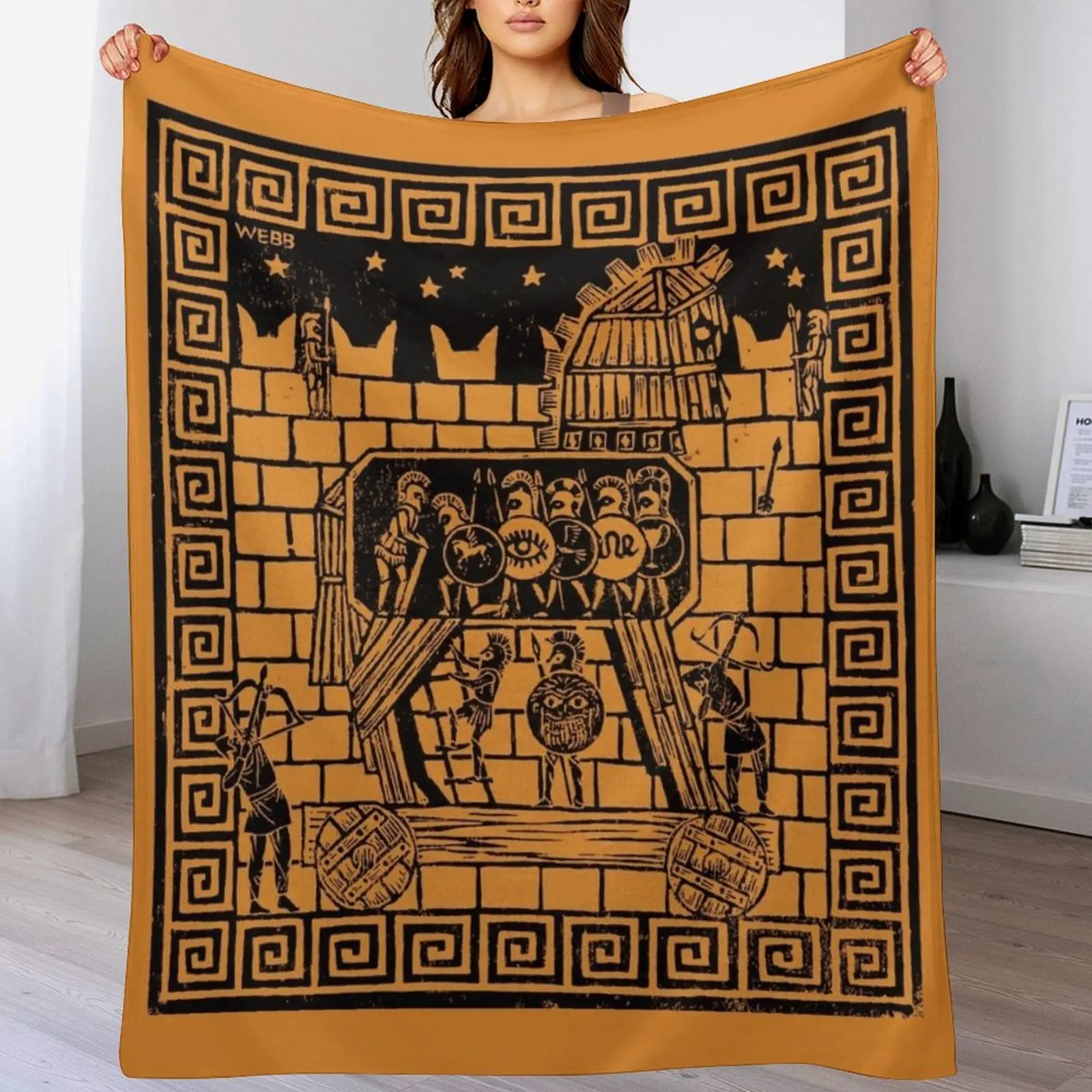 Trojan Horse Throw Blanket Luxury St Vintage Blankets Sofas Of Decoration Blankets For Baby Blankets