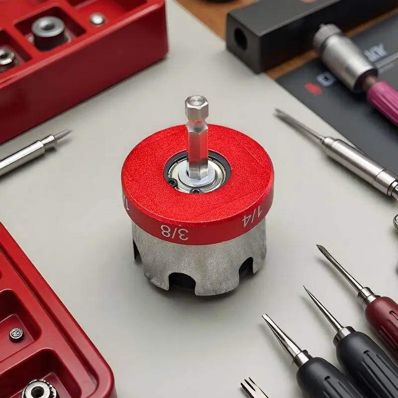 

Efficient Nut Zipper Drill Attachment Aluminum Alloy Fast Nut Removal Drill Bit Socket Wrench Tool Professional Woodworking Tool