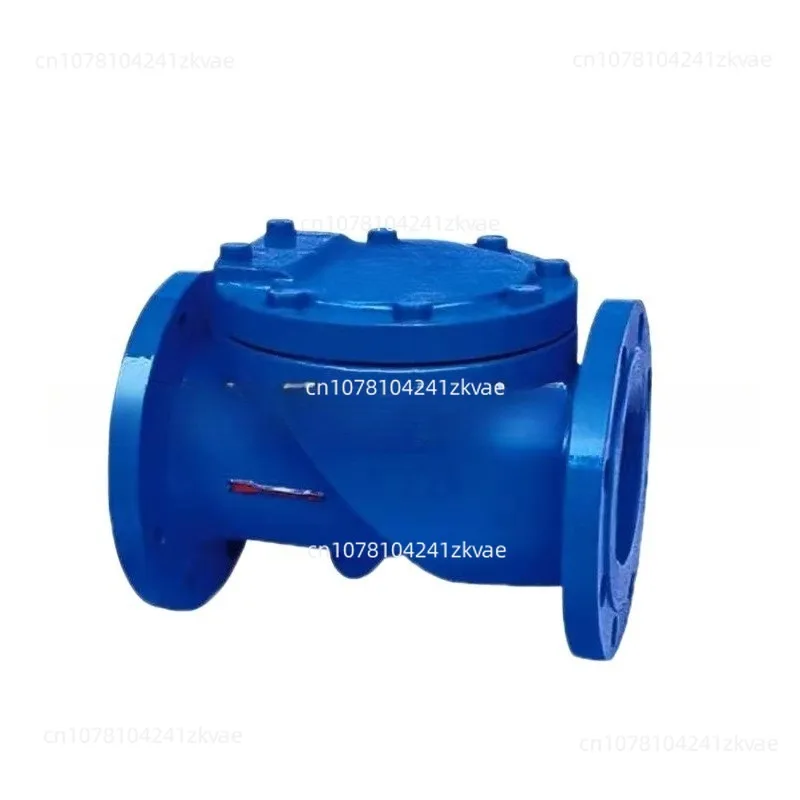 HC44X-16Q/CDN50-DN600 صمام فحص رفرف مطاطي من الحديد الزهر